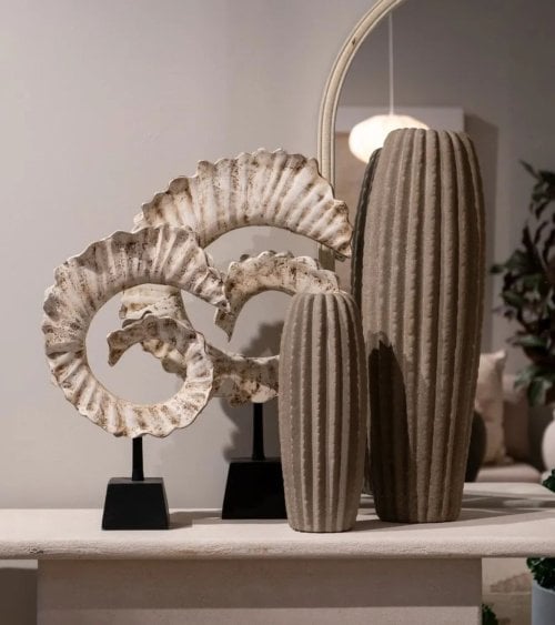 Jarrón Decorativo Curve de Cerámica