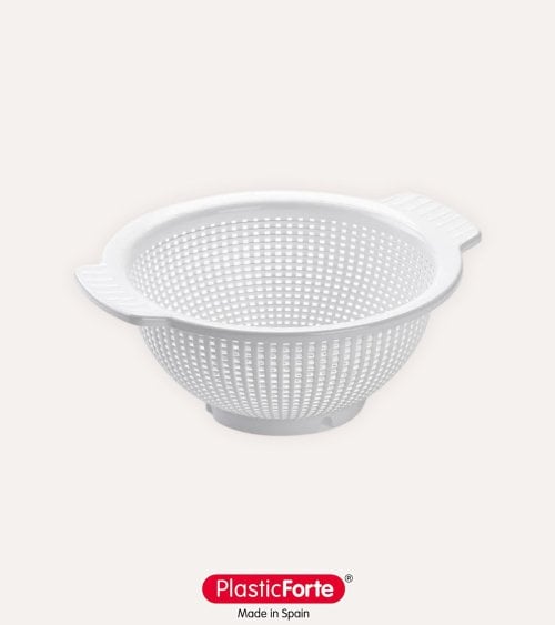 Escurridor de Verduras Blanco de Plástico