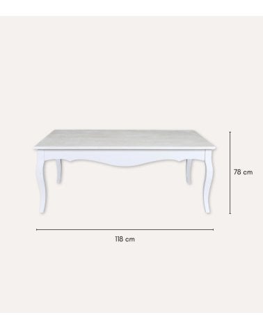 Mesa de Centro Rectangular Vitoria de Madera