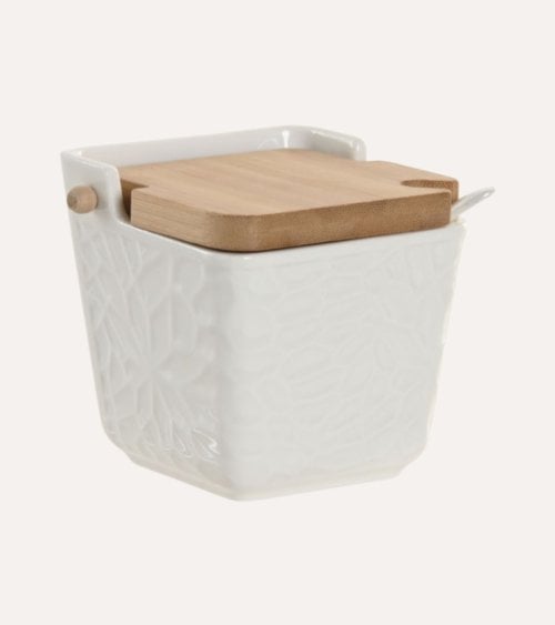 Azucarero Hada de Porcelana y Bambú