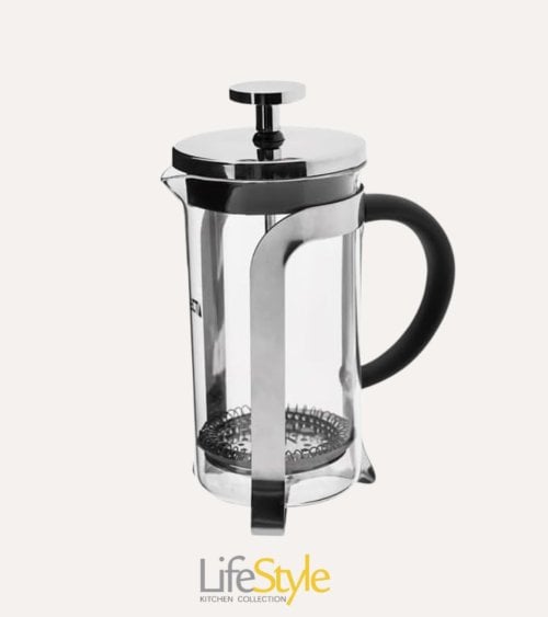 Cafetera Embolo Inox de Vidrio Templado