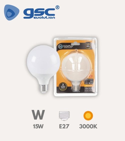 Bombilla Led Globo G95 E27 15W