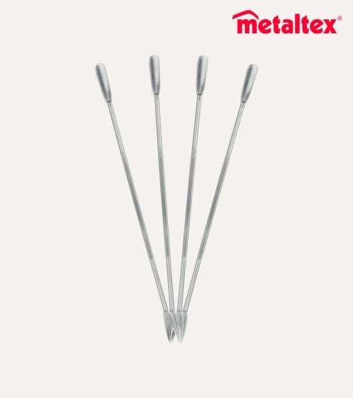 Set de 4 Pinchos para Mariscos de Acero Inoxidable