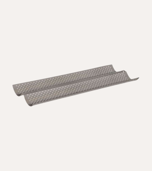 Molde Doble para Baguettes de 38x16cm - Panadería Casera
