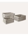 Caja Dream con Asas de Cuerda de Madera