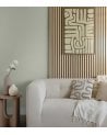 Cuadro Lienzo Marcella con Relieve de MDF