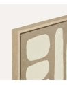Cuadro Lienzo Marcella con Relieve de MDF