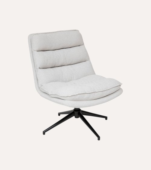 Silla Giratoria Harper de Acero y Poliéster