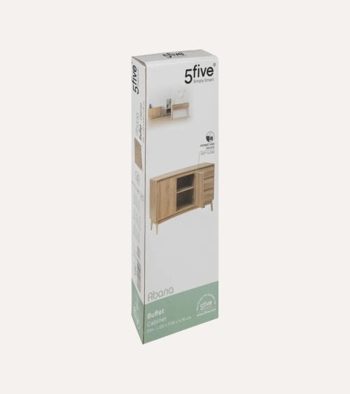Aparador Abana con 2 Puertas y 3 Cajones de MDF