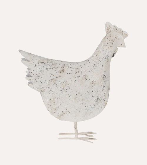 Figura Decorativa Gallina de Hierro