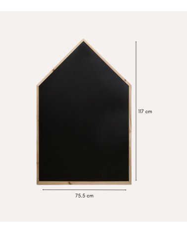 Pizarra Infantil con Forma de Casa de MDF