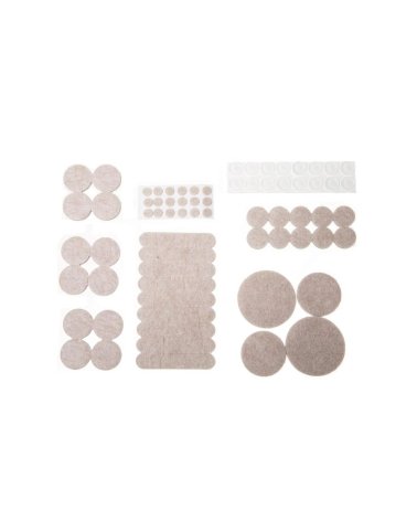 Pack de Protección con 144 Fieltros Adhesivos en Color Gris-6