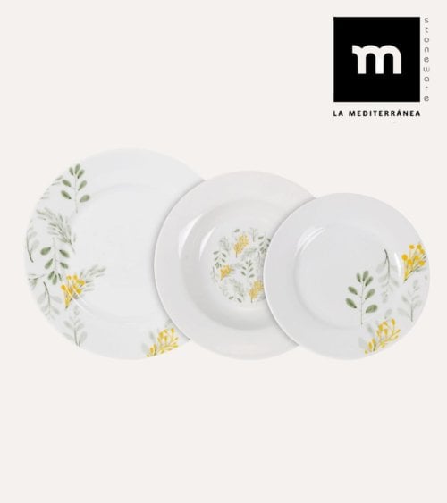 Vajilla de 18 Piezas Reims de Porcelana