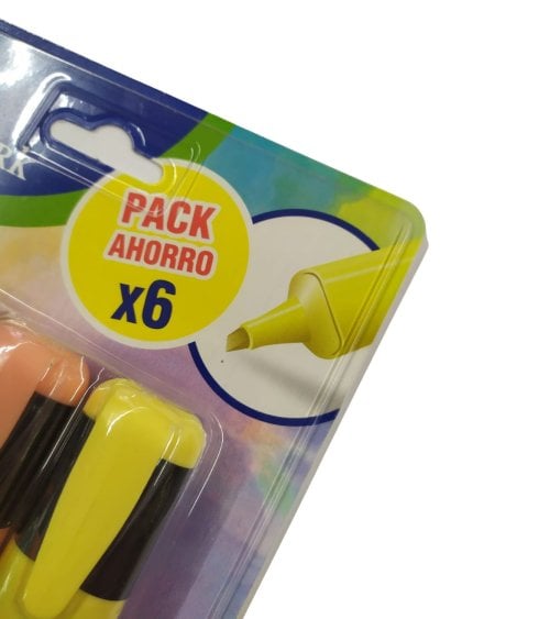 Marcadores Fluorescentes Pastel Pack 6 unidades-2