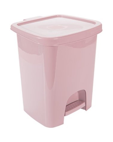 Cubo de Basura de 6L con Pedal Aranda, Colores Pastel, Bote de Residuos Elegante