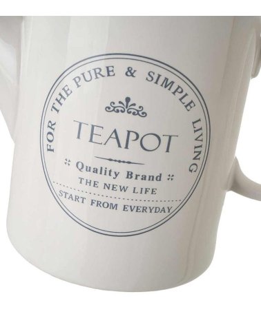 Tetera de cerámica para Hogar - Home Living Tea Pot