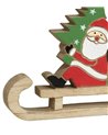 Figura de Papa Noel con Regalos en Trineo