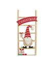 Escalera Decorativa con Papa Noel y Regalos
