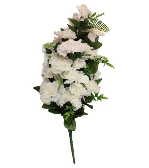 Ramo de Claveles Artificiales de Alta Calidad, Flores Decorativas-2