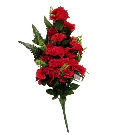Ramo de Claveles Artificiales de Alta Calidad, Flores Decorativas-1