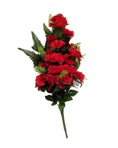 Ramo de Claveles Artificiales de Alta Calidad, Flores Decorativas-1