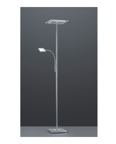 Lámpara de pie LED Wicket en Acero